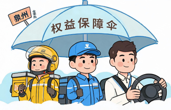 泉州在全省率先启动 为新业态劳动者撑起“权益保障伞”
