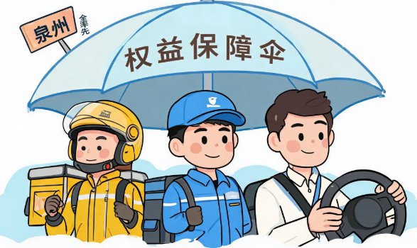 泉州在全省率先启动 为新业态劳动者撑起“权益保障伞”