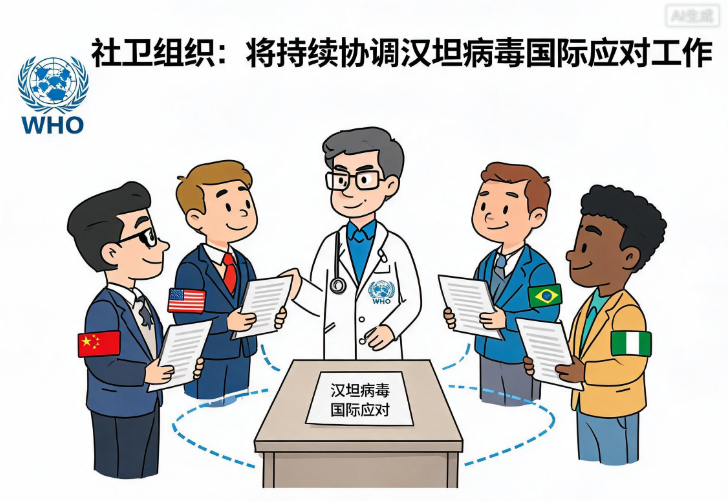 世卫组织：将持续协调汉坦病毒国际应对工作