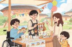 漳州残疾人文创义卖 点亮“闽超”赛场