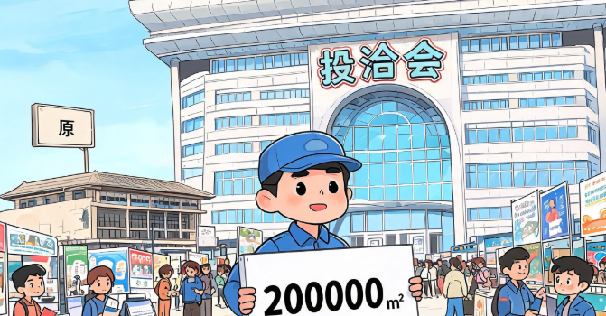 今年投洽会展览面积扩至20万平方米