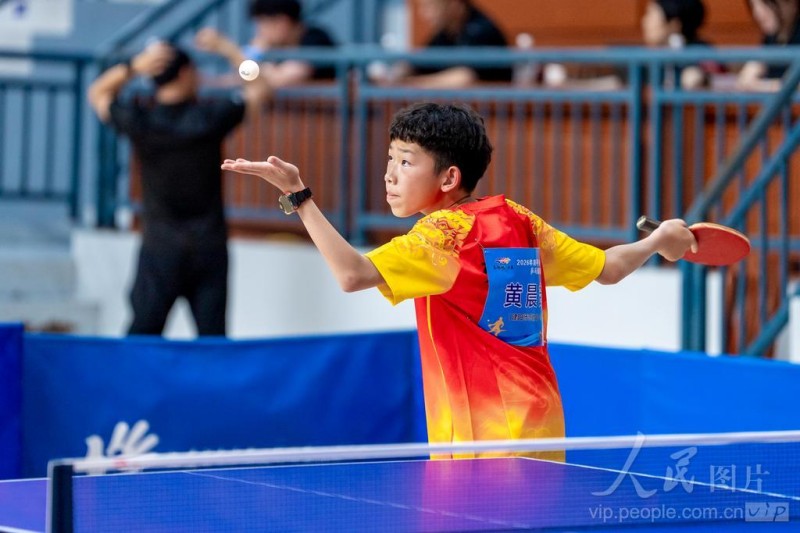 5月16日，福建省南平市2026年中小学生乒乓球联赛在松溪县火热开赛。
