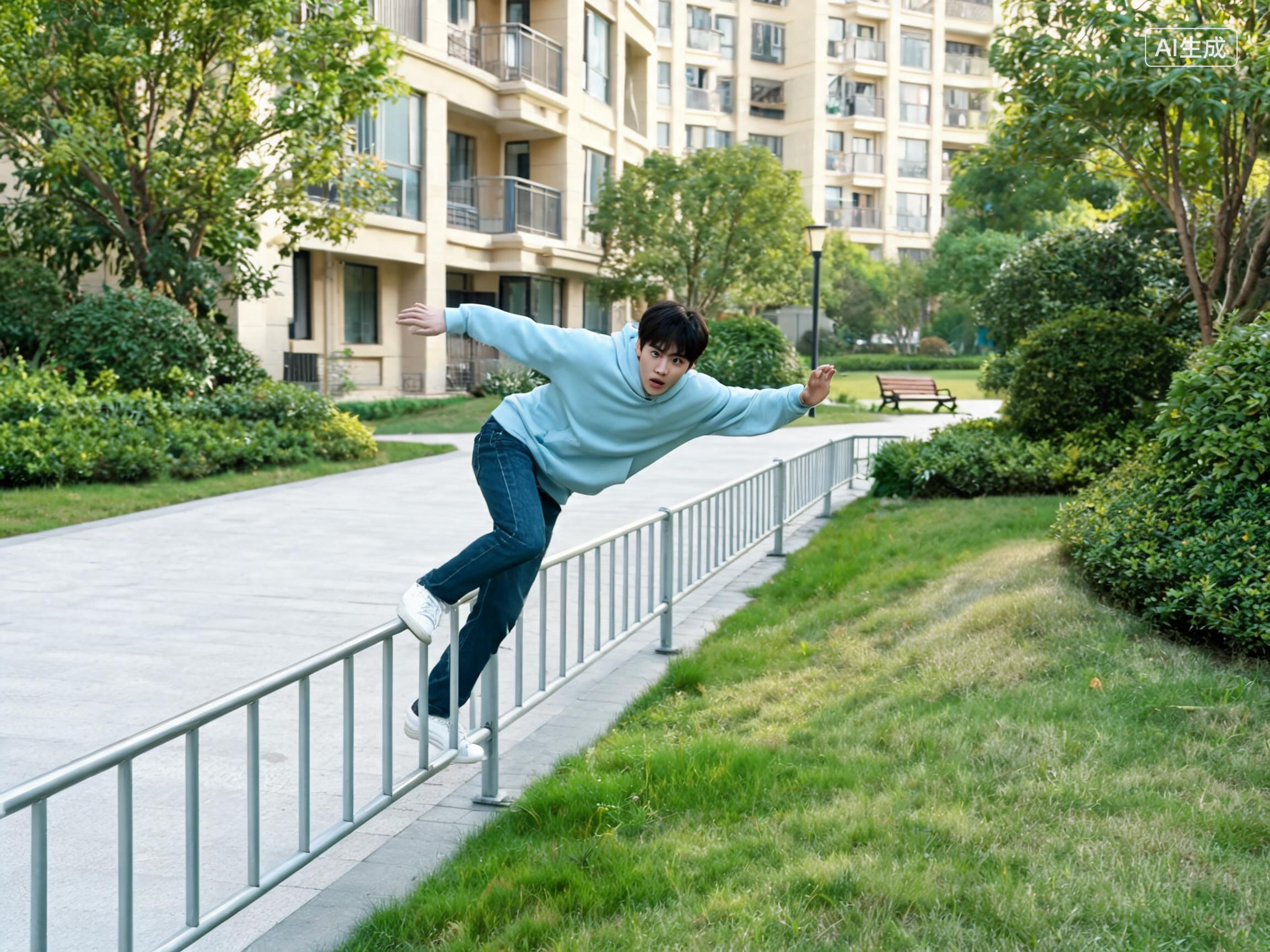 小区内被栏杆绊倒向谁索赔？法院：物业不可免责