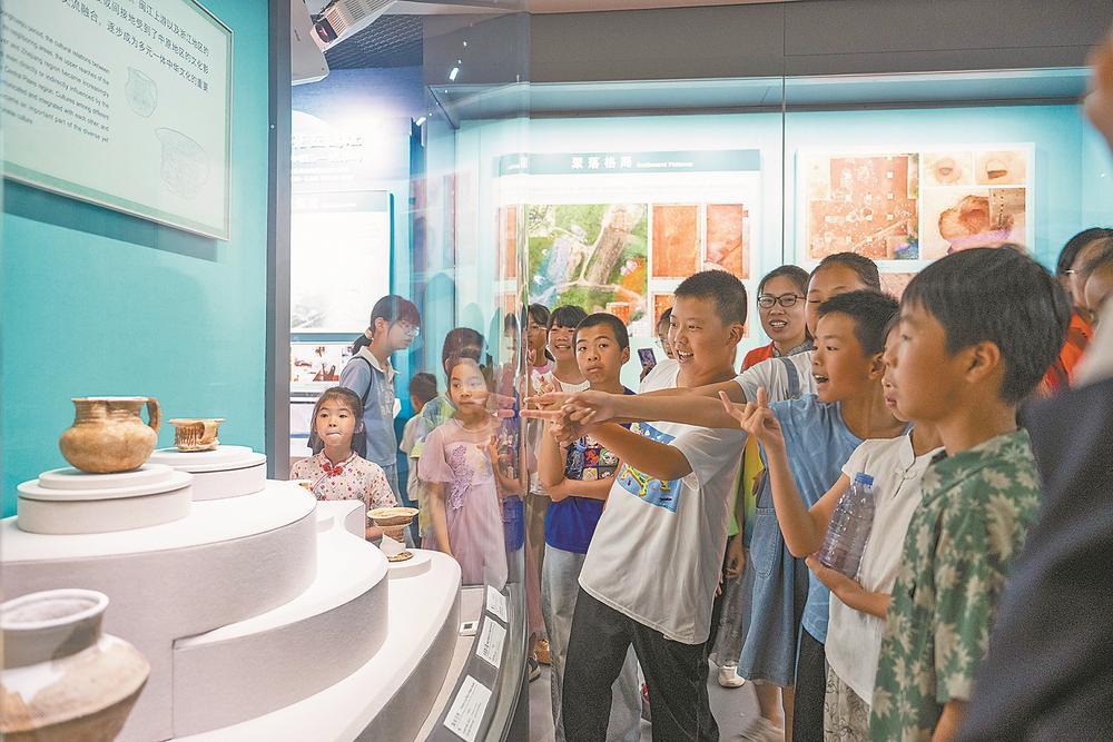 &ldquo;壳丘头南岛语族文化基本陈列&rdquo;吸引各地游客与学子参观研学。 通讯员 林君斌 摄