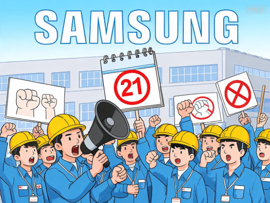 韩国三星电子工会宣布21日启动全面罢工