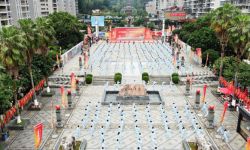 福建大田：千余名老人共舞太极拳