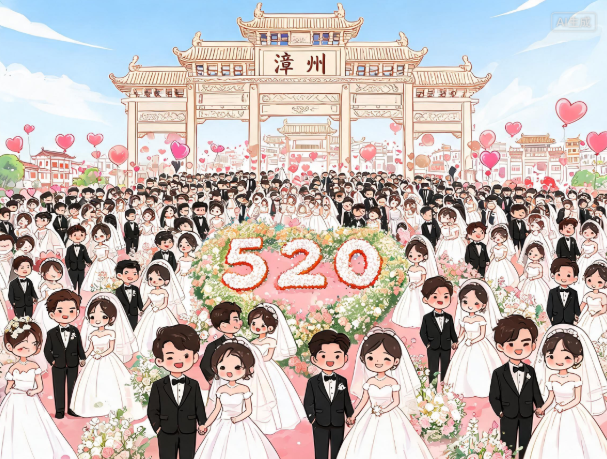 5月20日漳州915对新人喜结连理