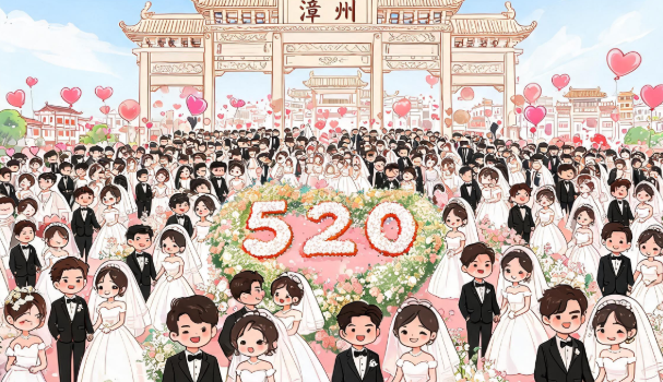 5月20日漳州915对新人喜结连理