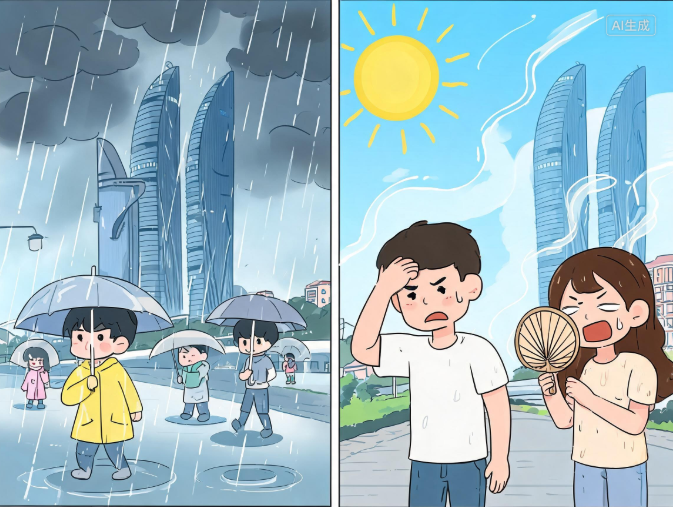 今日厦门还会有雨 周末气温高闷热感明显