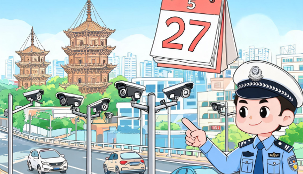 5月27日起 泉州中心市区启用一批电子警察