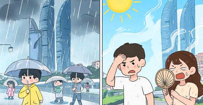今日厦门还会有雨 周末气温高闷热感明显