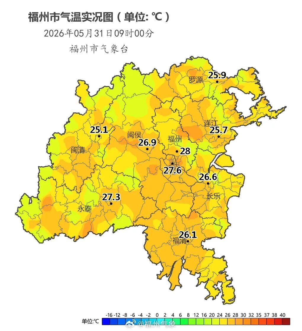 台风“蔷薇”升级！福州本周直冲36℃