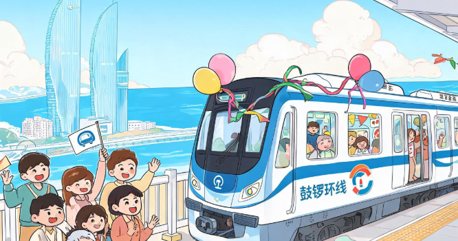 厦门地铁鼓锣环线 今天起试运行
