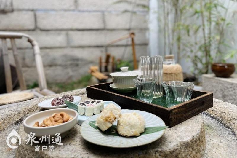 香茗、茶配带给游客满满仪式感（丁宇涵 摄）