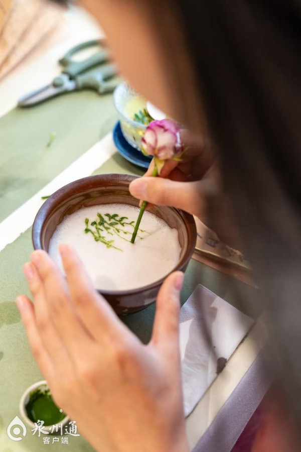 宋式点茶（泉州晚报资料图片）