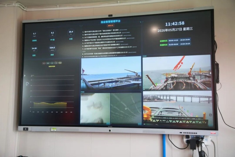 5月27日，“航宁2号”深远海智能养殖平台竣工投产并投苗，首批10万尾黄瓜鱼苗被精准投入6万立方米水体的深海网箱。