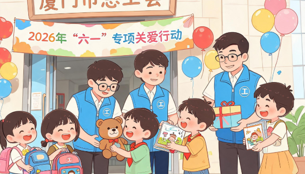厦门市总工会开展2026年“六一”专项关爱行动