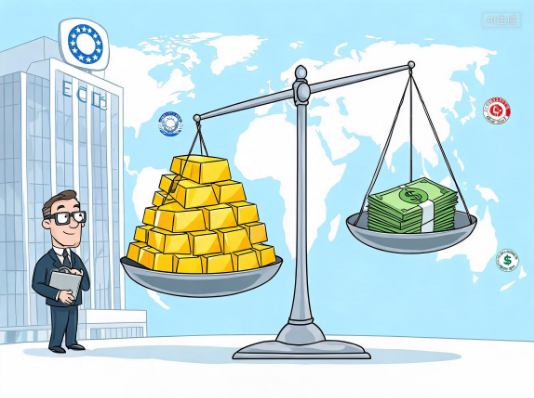 欧洲央行：黄金替代美元成全球官方储备第一大资产