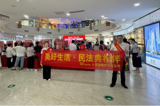 人保财险宁德古田：法治护航发展 普法走进民心——开展民法典宣传月活动