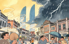 今明厦门暑气蒸腾 午后或有雷阵雨