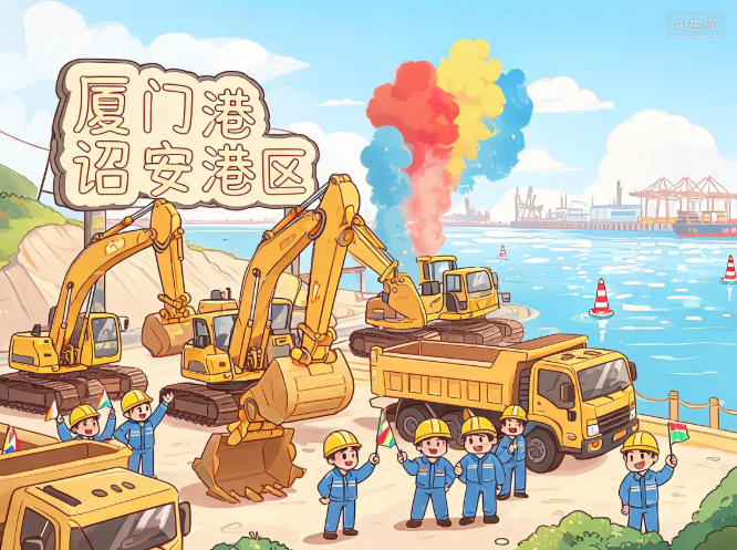 厦门港诏安港区进港航道一期工程开工建设