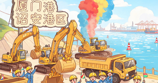 厦门港诏安港区进港航道一期工程开工建设