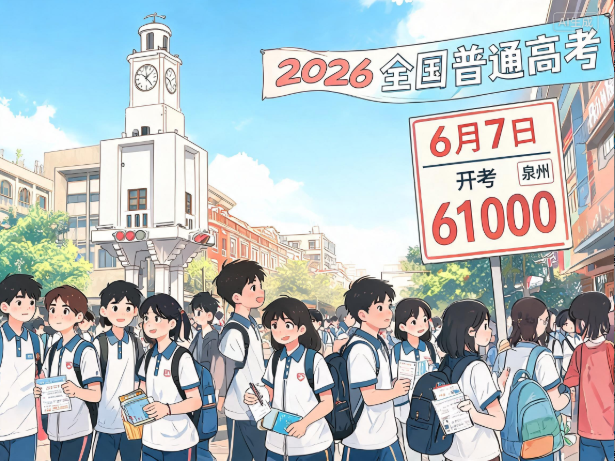 2026年全国普通高考7日起举行 泉州6.1万名考生赴考