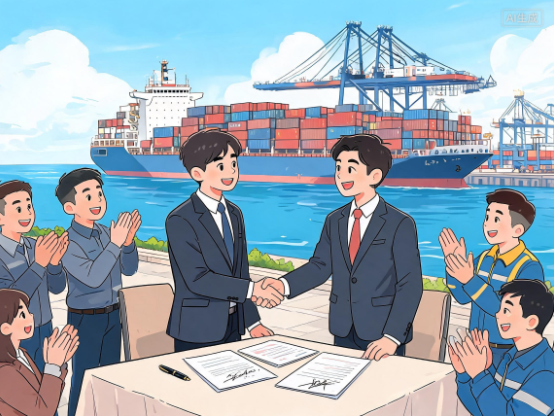 泉州最大外贸集装箱船建造项目签约