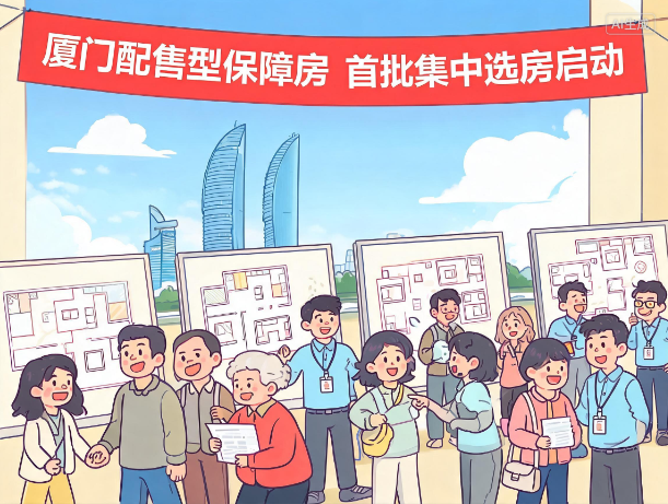 厦门首个配售型保障性住房项目首批集中选房启动