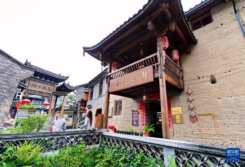 6月5日拍摄的寿山村古街内的邮驿文化主题馆外景。新华社记者 林善传 摄