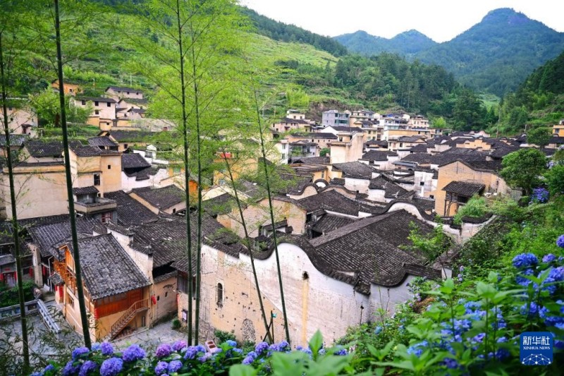6月5日拍摄的寿山村部分明清古建筑。新华社记者 林善传 摄