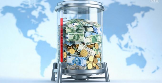 5月末我国外汇储备规模为34422亿美元