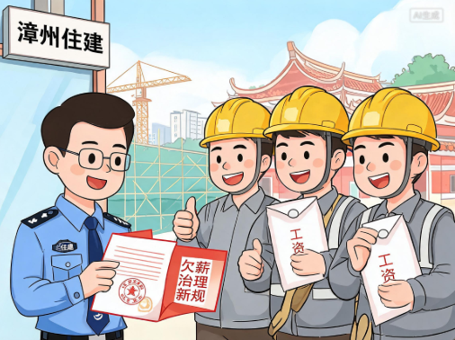 漳州出台住建领域治理欠薪新规