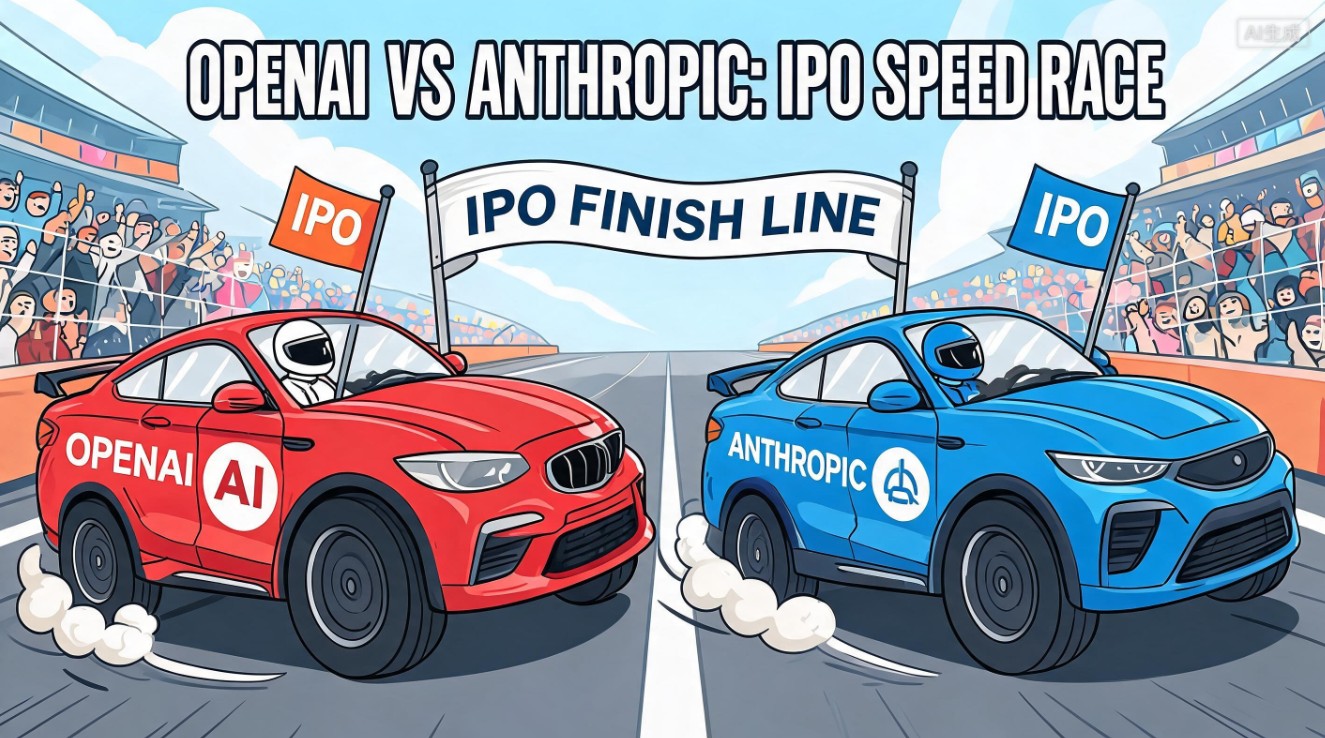 OpenAI与Anthropic竞速IPO：AI双雄估值逼近万亿美元