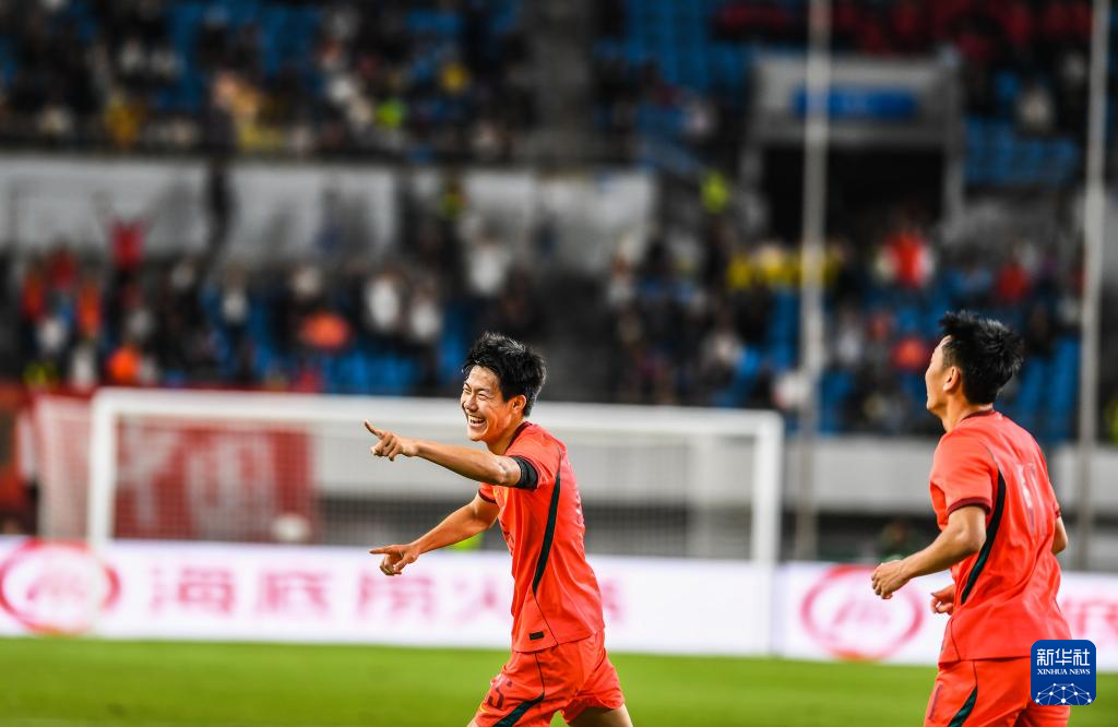 国际青年足球邀请赛：中国U23胜塔吉克斯坦U23