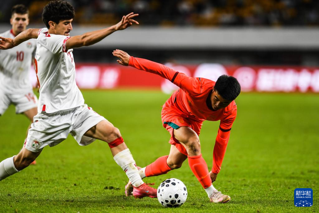 国际青年足球邀请赛：中国U23胜塔吉克斯坦U23