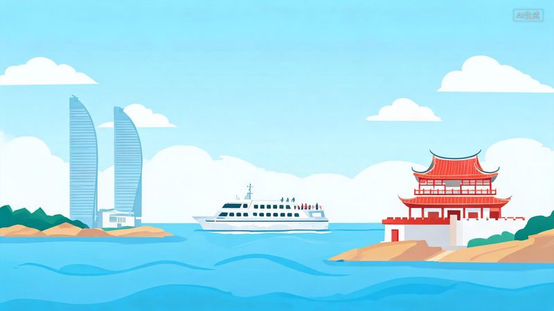 厦金“小三通”客运航线正式切换至全新规划航道