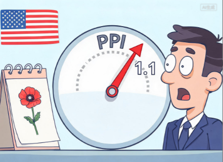美国5月生产者价格指数环比上涨1.1%