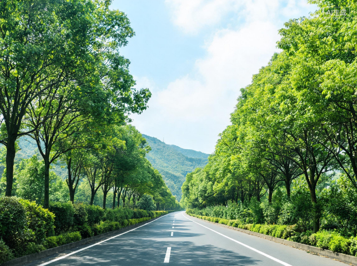罗源公路中心专项修剪挡牌树木