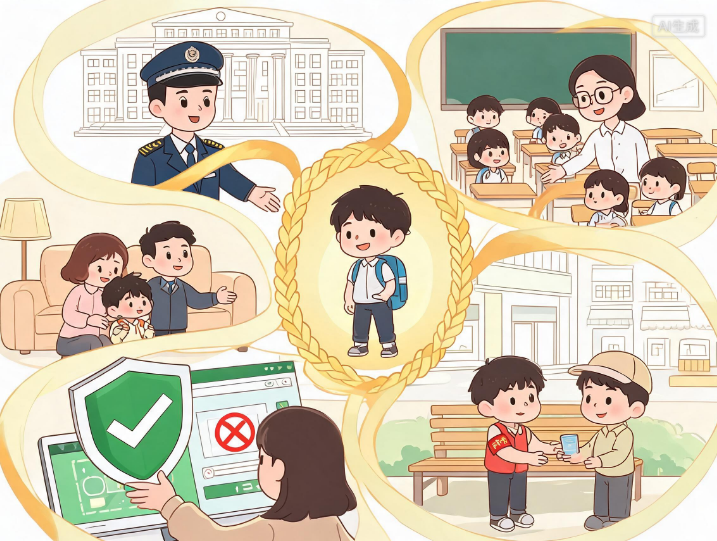 “法育青苗”共建机制 打造“法治后援团”