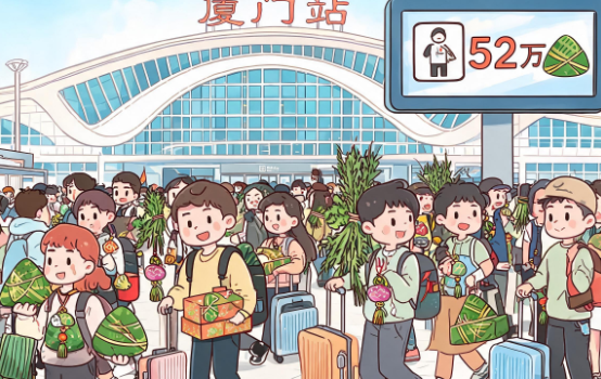端午假期 厦门火车站预计发送旅客52万人次