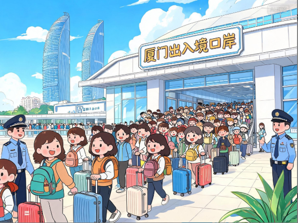 今年来厦门口岸出入境客流创历史同期新高