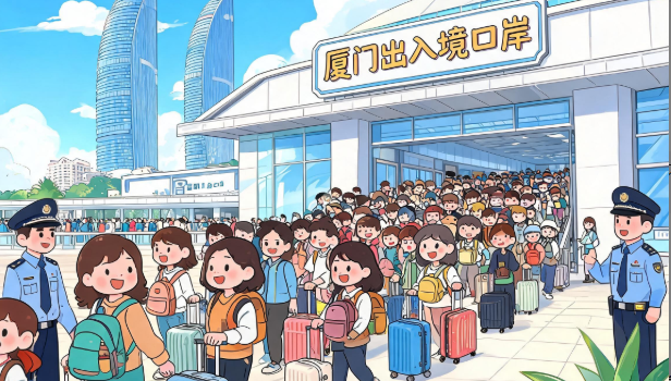 今年来厦门口岸出入境客流创历史同期新高
