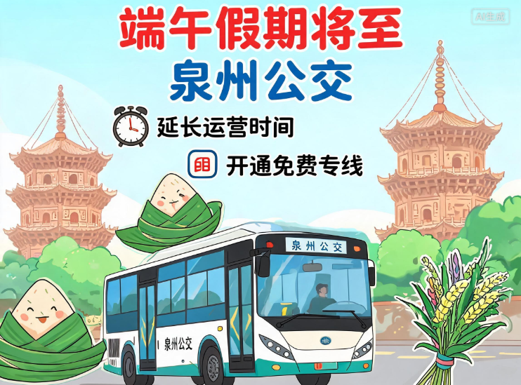 端午假期将至 泉州公交：延长运营时间 开通免费专线