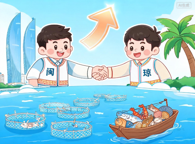 闽琼携手共筑蓝色经济新高地 厦门水产品业务版图再扩