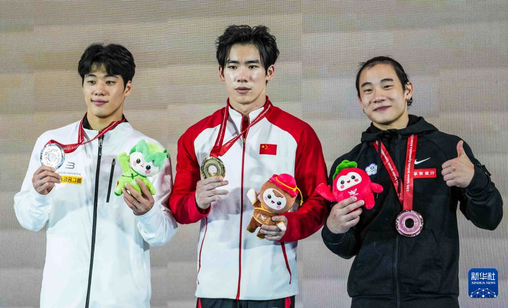 亚洲体操锦标赛:张博恒夺得男子双杠冠军