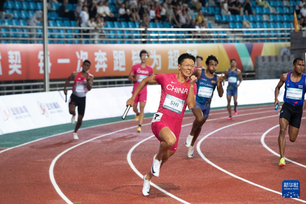 亚洲接力锦标赛：中国队夺得男子4X100米冠军