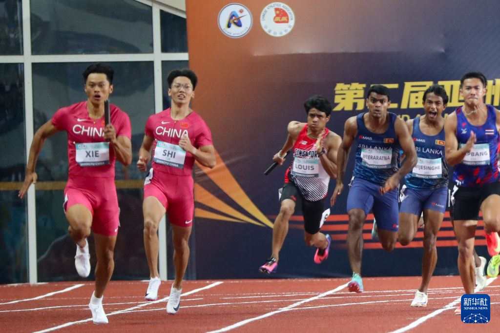 亚洲接力锦标赛：中国队夺得男子4X100米冠军