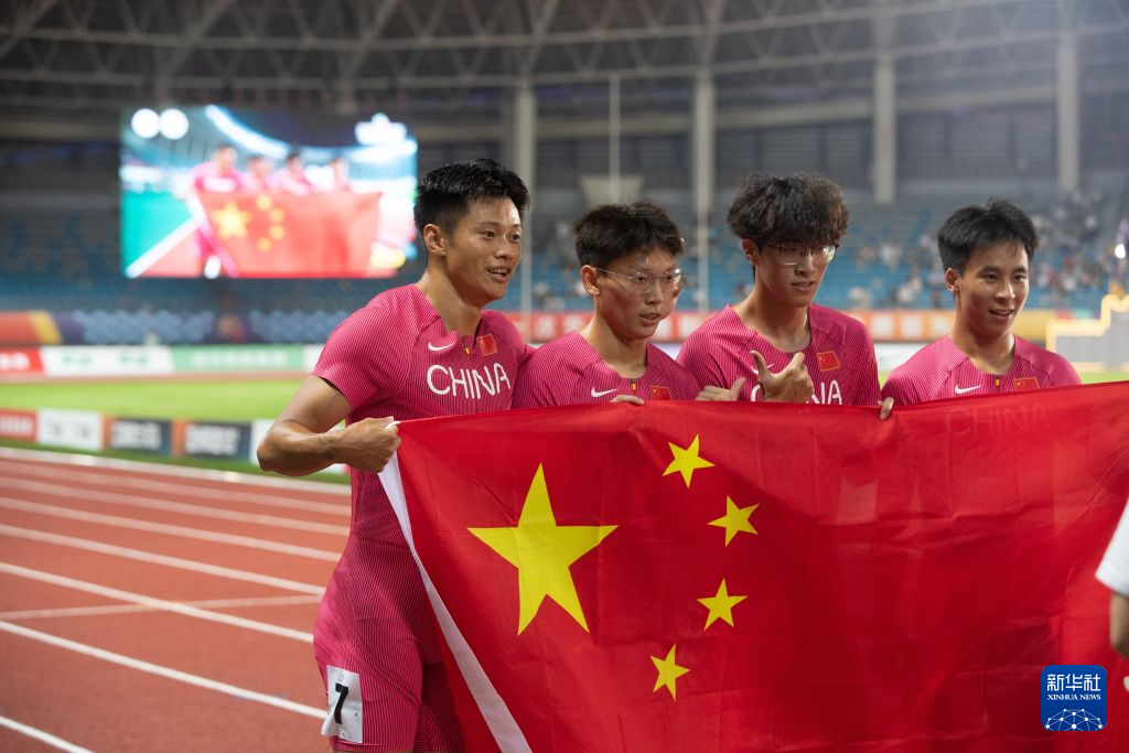 亚洲接力锦标赛：中国队夺得男子4X100米冠军