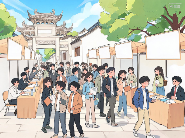 “好年华 聚福州”百日冲刺招聘会走进福建江夏学院